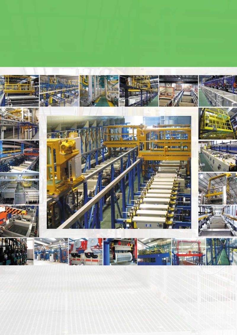 Vertical Continuous Plating Line 2D Diagram